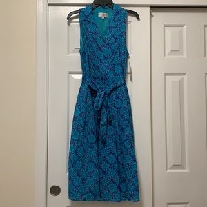 Kasper sleeveless midi dress